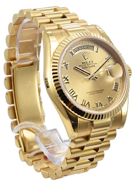 rolex uomo dorato replica